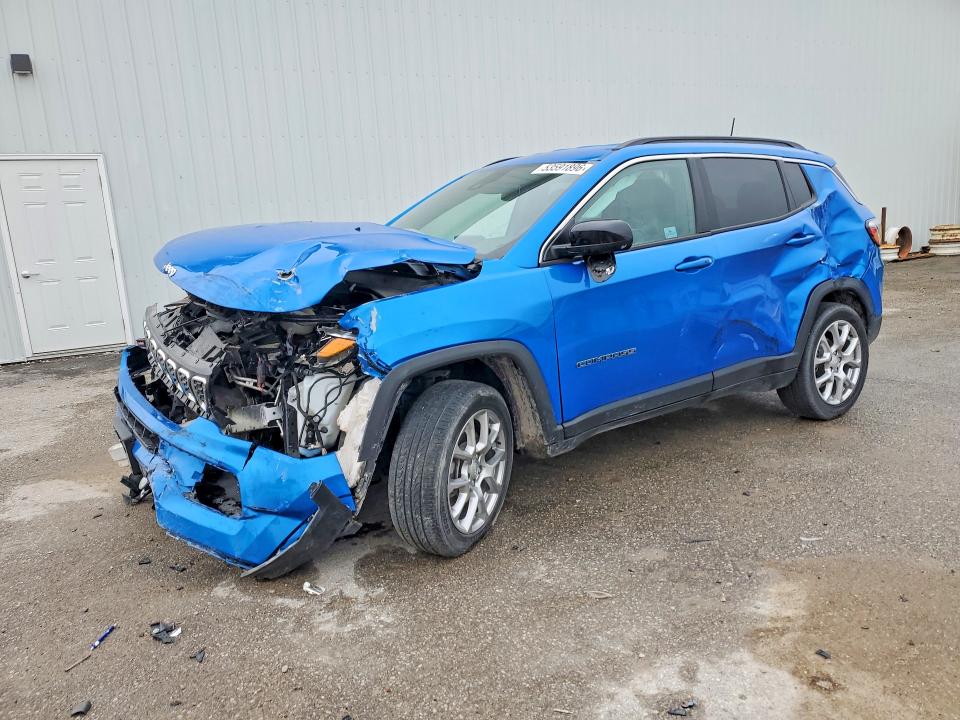 2024 Jeep Compass VIN 3C4NJDFN6RT105560 COPART salvage auction — FRONT END, Ia - Cert Of Title-Salvage Title, sold $1,050 on 2026-07-24 (photo 1)