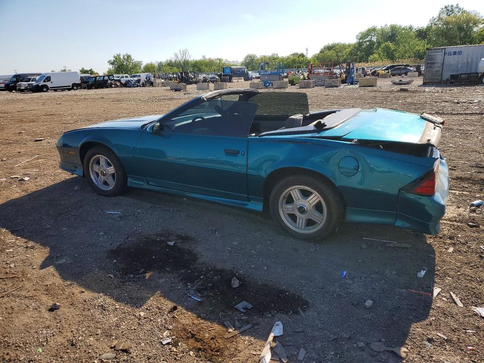 1992 Chevrolet Camaro VIN 1G1FP33E0NL162935 COPART salvage auction — REAR END, Il - Salvage Certificate, sold $4,400 on 2026-07-03 (photo 2)