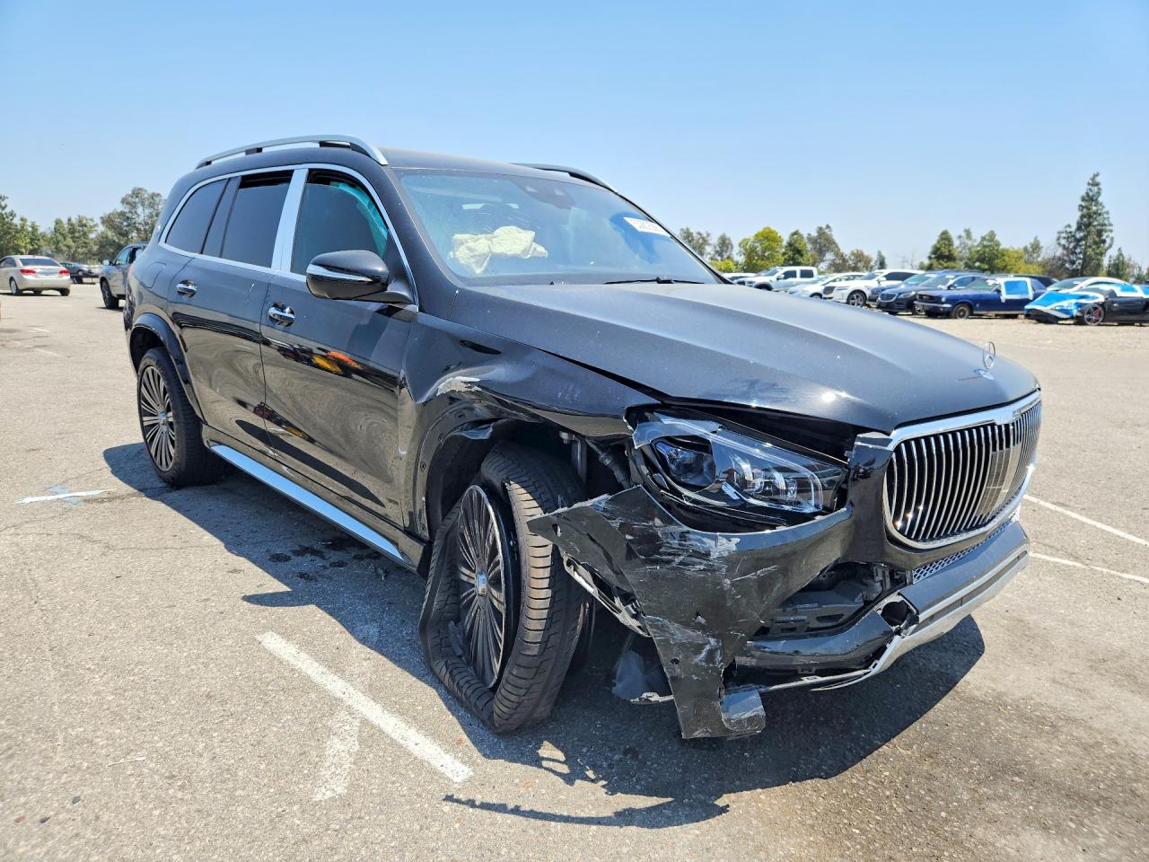 2023 Mercedes-Benz GLS-Class VIN 4JGFF8HB1PA985132 COPART salvage auction — Front End, CA - SALVAGE CERTIFICATE, sold $58,000 on 2026-06-30 (photo 4)