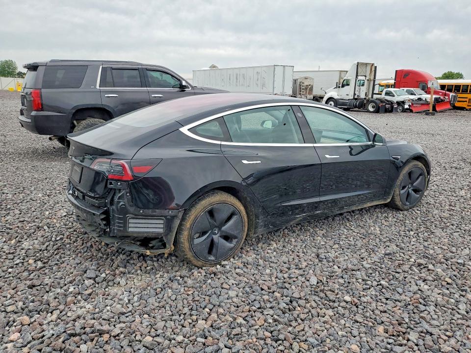 2018 Tesla VIN 5YJ3E1EB3JF183704 COPART salvage auction — REAR END, In - Cert Of Title-Salvage Title, sold $6,700 on 2026-07-14 (photo 3)