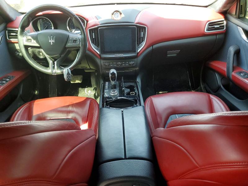2017 Maserati Ghibli VIN ZAM57RTLXH1198857 COPART salvage auction — FRONT END, On - Permit Salvage, sold $4,150 on 2026-08-11 (photo 8)