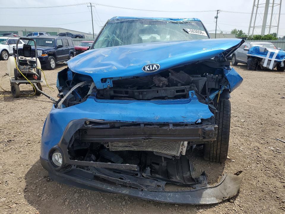 2016 Kia Soul VIN KNDJP3A58G7375129 COPART salvage auction — ROLLOVER, Il - Salvage Certificate, sold $850 on 2026-07-08 (photo 5)