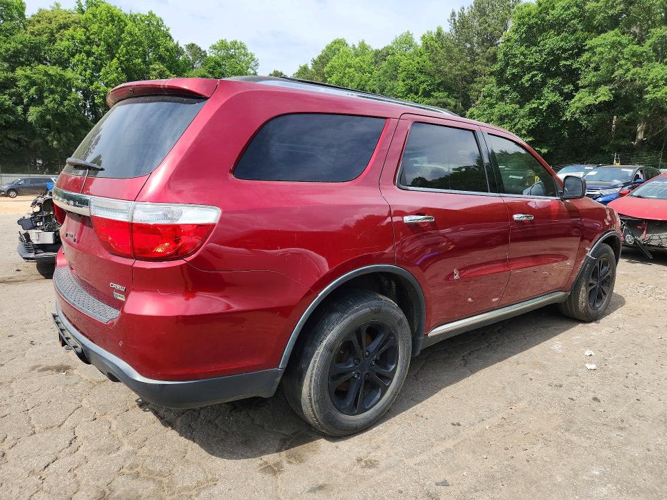 2013 Dodge Durango VIN 1C4RDJDG8DC674183 COPART salvage auction — REAR END, IN - CERTIFICATE OF TITLE, sold $1,150 on 2026-07-02 (photo 3)