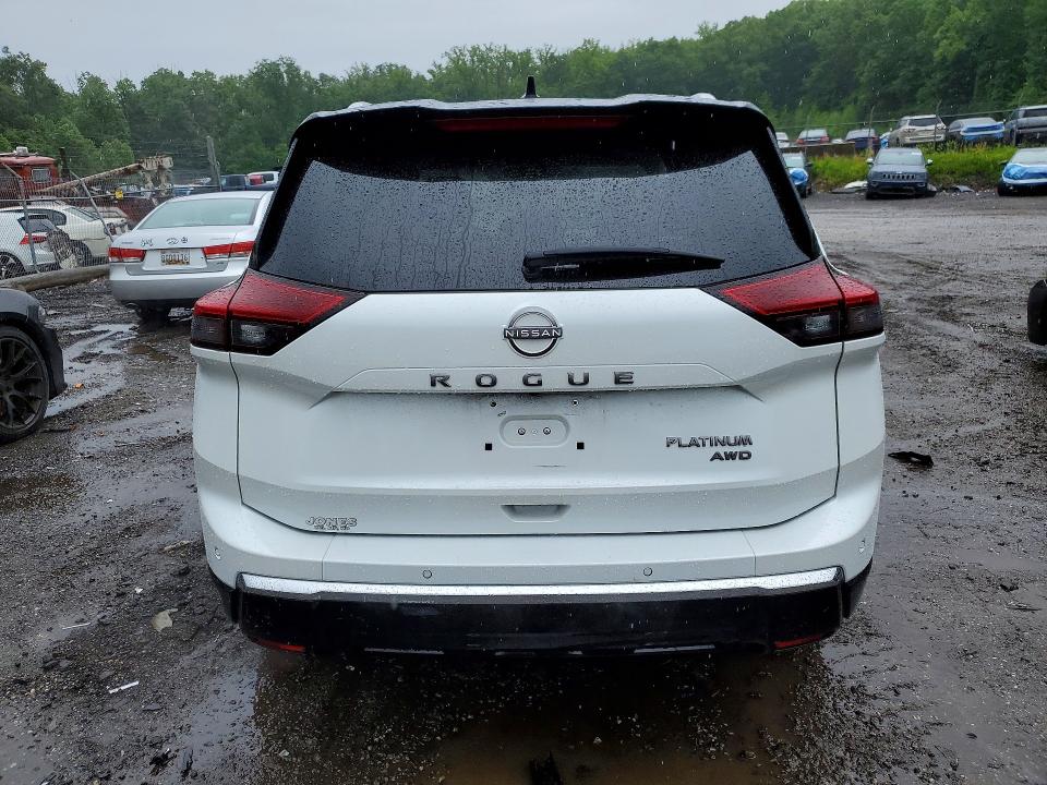 2024 Nissan Rogue VIN JN8BT3DD8RW251345 COPART salvage auction — FRONT END, MD - CERT OF SALVAGE > 75% DAMAGE, sold $4,850 on 2026-07-30 (photo 6)