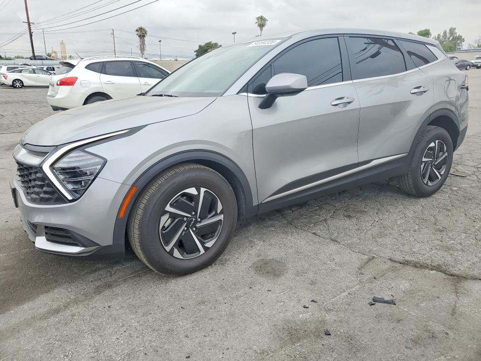 2025 Kia Sportage VIN KNDPU3DG1S7236906 COPART salvage auction — FRONT END, Ca - Salvage Certificate, sold $8,900 on 2026-07-23 (photo 1)