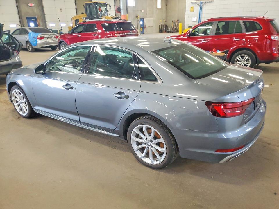 2019 Audi A4 VIN WAUFNAF47KA018310 COPART salvage auction — FRONT END, Mn - Cert Of Title-Salvage, sold $7,900 on 2026-07-16 (photo 2)