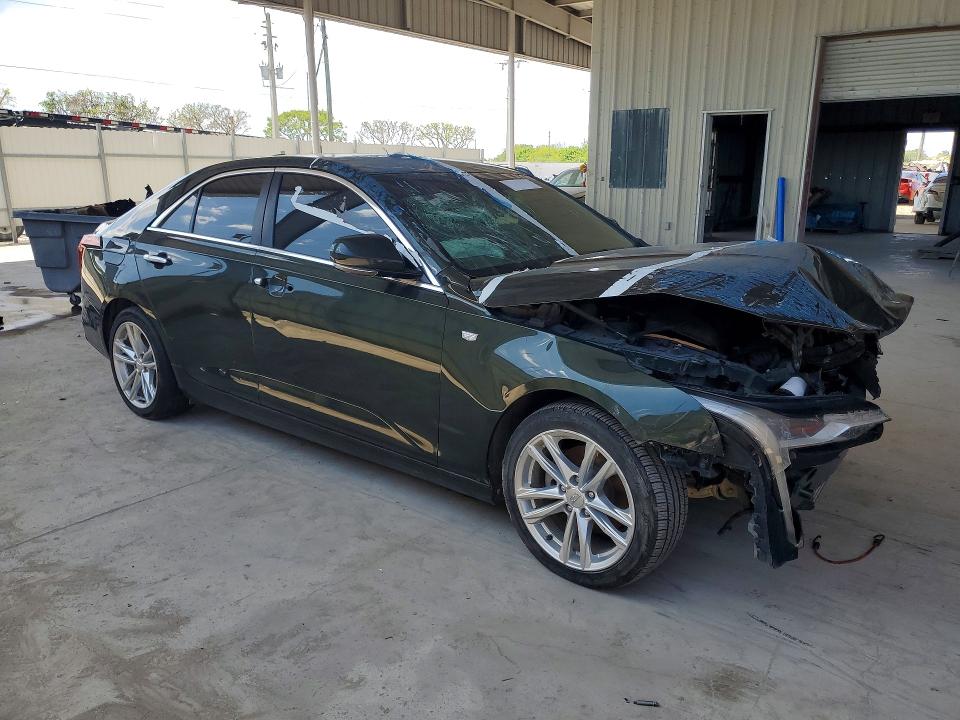 2021 Cadillac Ct4 VIN 1G6DA5RK5M0114990 COPART salvage auction — FRONT END, Fl - Certificate Of Title, sold $3,950 on 2026-07-29 (photo 4)