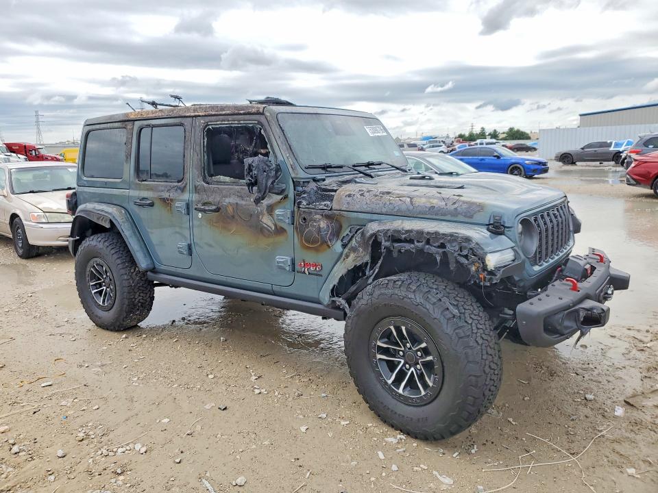 2026 Jeep Wrangler / VIN 1C4RJXFG2TW175434 COPART salvage auction — BURN, TX - SALVAGE VEHICLE TITLE, sold $11,700 on 2026-07-28 (photo 4)