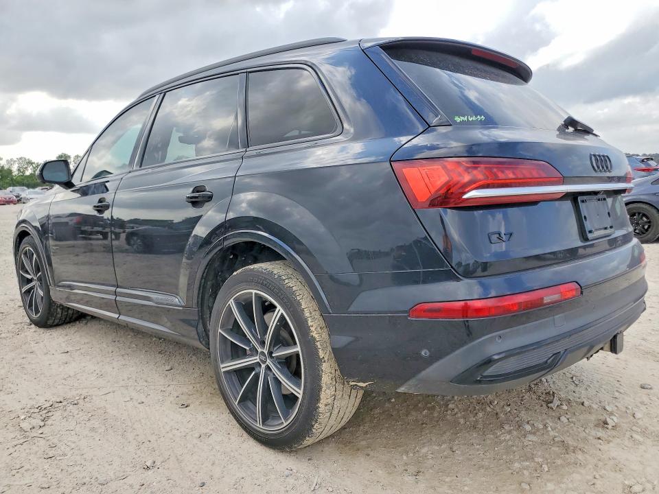 2021 Audi Q7 VIN WA1LXAF74MD018481 COPART salvage auction — UNDERCARRIAGE, Tx - Salvage Vehicle Title, sold $15,300 on 2026-07-10 (photo 2)