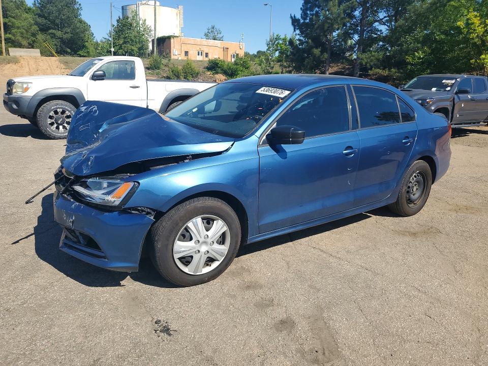 2016 Volkswagen Jetta VIN 3VW267AJ8GM327533 COPART salvage auction — FRONT END, Sc - Cert Of Title-Salvage, sold $650 on 2026-07-10 (photo 1)
