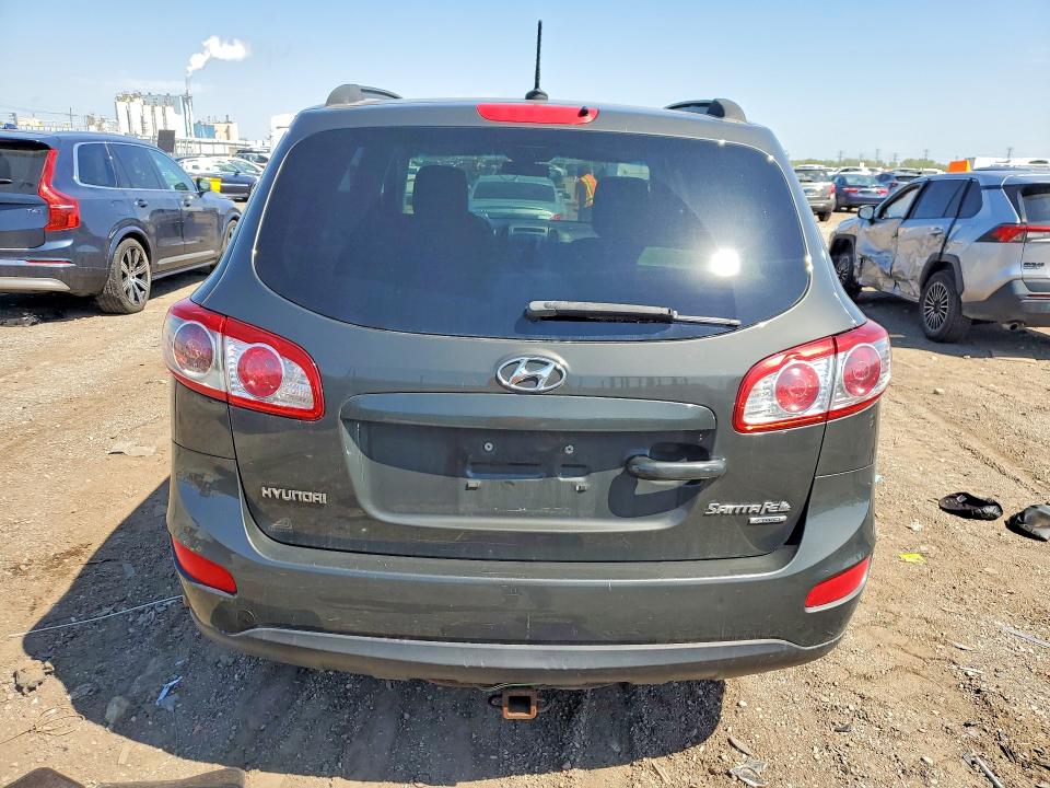 2011 Hyundai Santa fe VIN 5XYZGDAB7BG081599 COPART salvage auction — FRONT END, IL - SALVAGE CERTIFICATE, sold $1,100 on 2026-07-24 (photo 6)