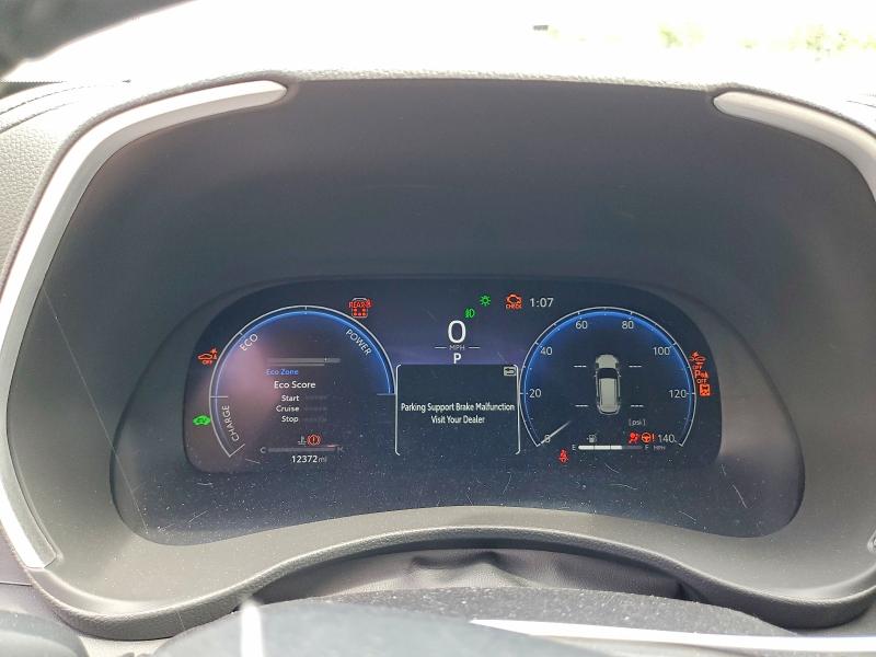2025 Toyota Highlander hybrid VIN 5TDKBRCH5SS662035 COPART salvage auction — FRONT END, Ny - Mv-907A Salvage Certificate, sold $23,700 on 2026-07-07 (photo 9)