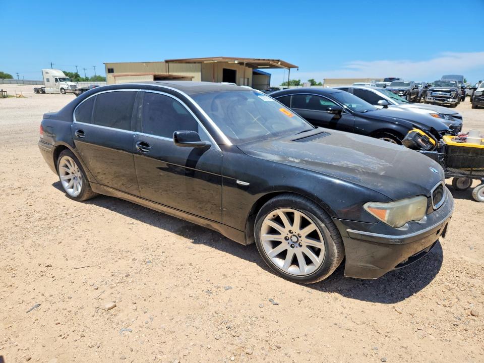2003 BMW 7er VIN WBAGN63423DR16397 COPART salvage auction — NORMAL WEAR, Tx - Certificate Of Title, sold $950 on 2026-07-02 (photo 4)