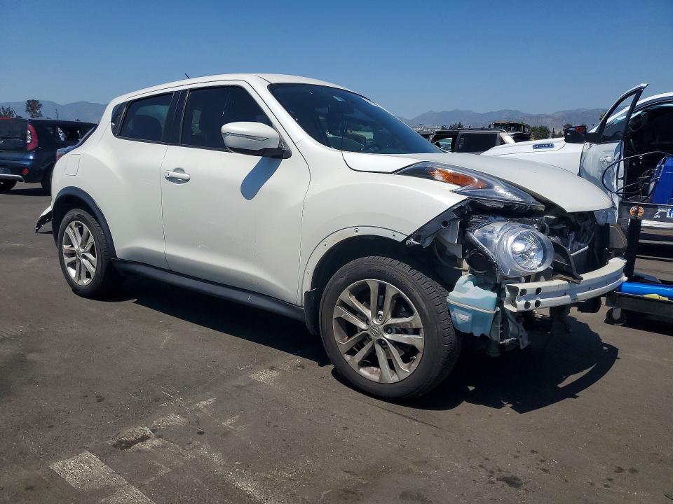2015 Nissan Juke VIN JN8AF5MR9FT509749 COPART salvage auction — FRONT END, Ca - Salvage Certificate, sold $1,200 on 2026-07-06 (photo 4)