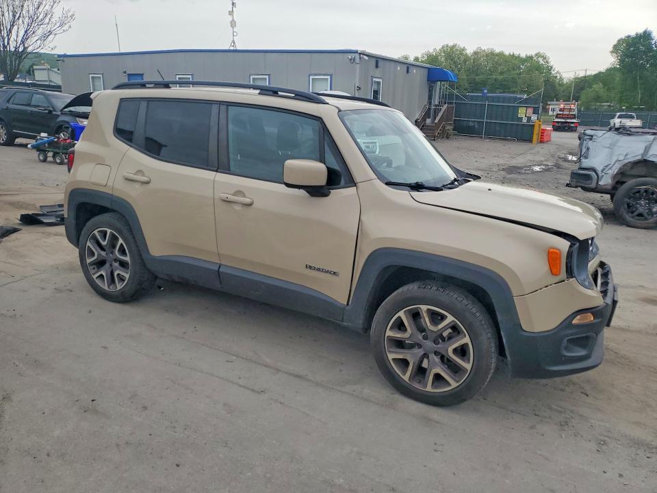 2015 Jeep Renegade VIN ZACCJBBTXFPC09651 COPART salvage auction — FRONT END, Pa - Certificate Of Salvage, sold $1,300 on 2026-07-15 (photo 4)