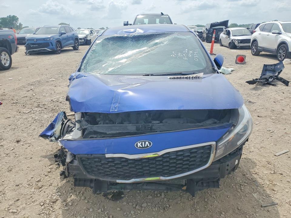 2017 Kia Forte VIN 3KPFK4A71HE037911 COPART salvage auction — FRONT END, Ks - Cert Of Title-Salvage, sold $600 on 2026-07-09 (photo 5)