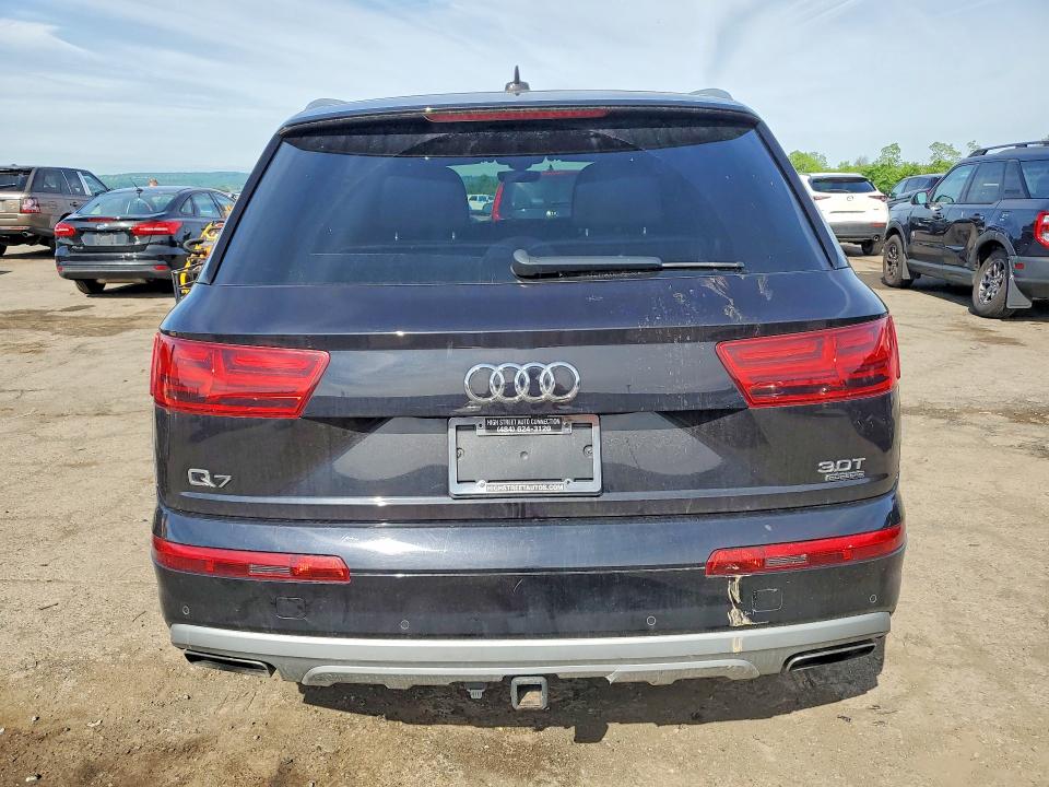 2018 Audi Q7 VIN WA1VAAF78JD048430 COPART salvage auction — FRONT END, Pa - Certificate Of Salvage, sold $5,600 on 2026-07-24 (photo 6)