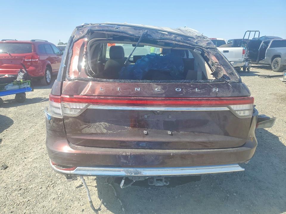 2020 Lincoln Aviator VIN 5LM5J7XC3LGL06786 COPART salvage auction — ROLLOVER, Nm - Cert Of Title-Salvage, sold $450 on 2026-07-02 (photo 6)