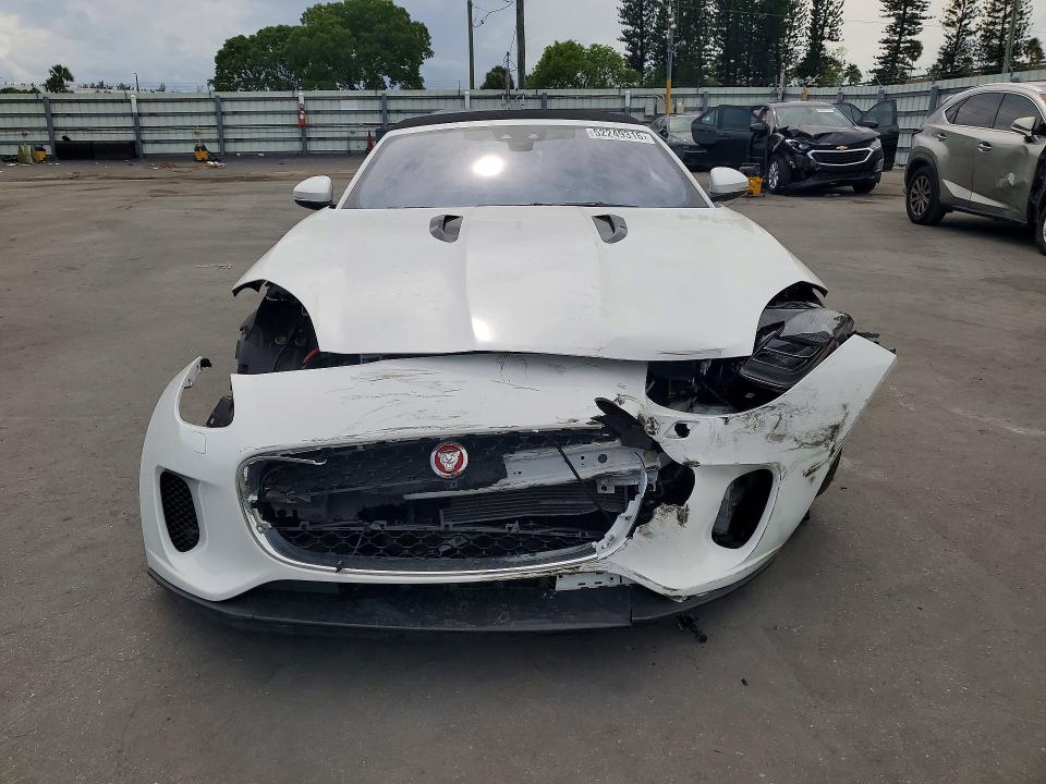 2020 Jaguar F-type VIN SAJDD5GX7LCK65055 COPART salvage auction — FRONT END, Fl - Cert Of Title Slvg Rebuildable, sold $10,200 on 2026-07-15 (photo 5)