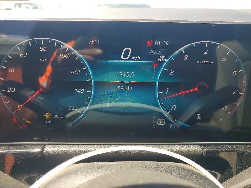 2021 Mercedes-benz Gla-klasse VIN W1N4N4HB1MJ276521 COPART salvage auction — FRONT END, Pa - Certificate Of Salvage, sold $10,000 on 2026-07-14 (photo 9)