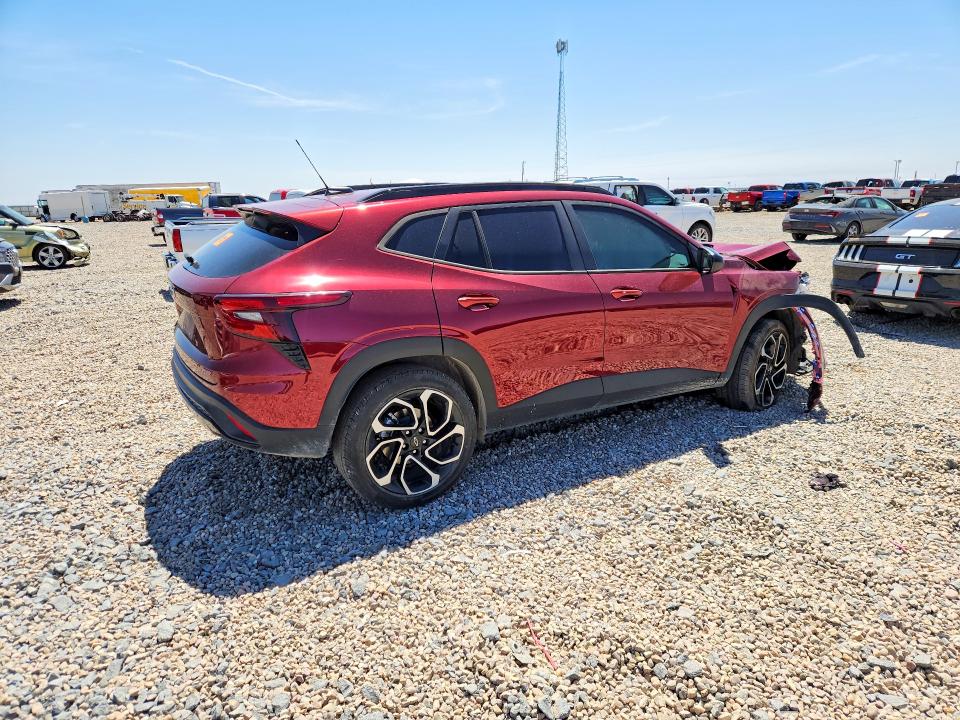 2025 Chevrolet Trax VIN KL77LJEP0SC201977 COPART salvage auction — FRONT END, Nm - Cert Of Title-Salvage, sold $100 on 2026-07-28 (photo 3)