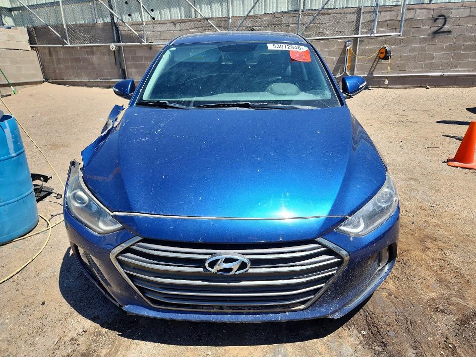 2017 Hyundai Elantra VIN 5NPD84LF8HH066103 COPART salvage auction — REAR END, Nm - Cert Of Title-Salvage, sold $1,900 on 2026-07-09 (photo 5)