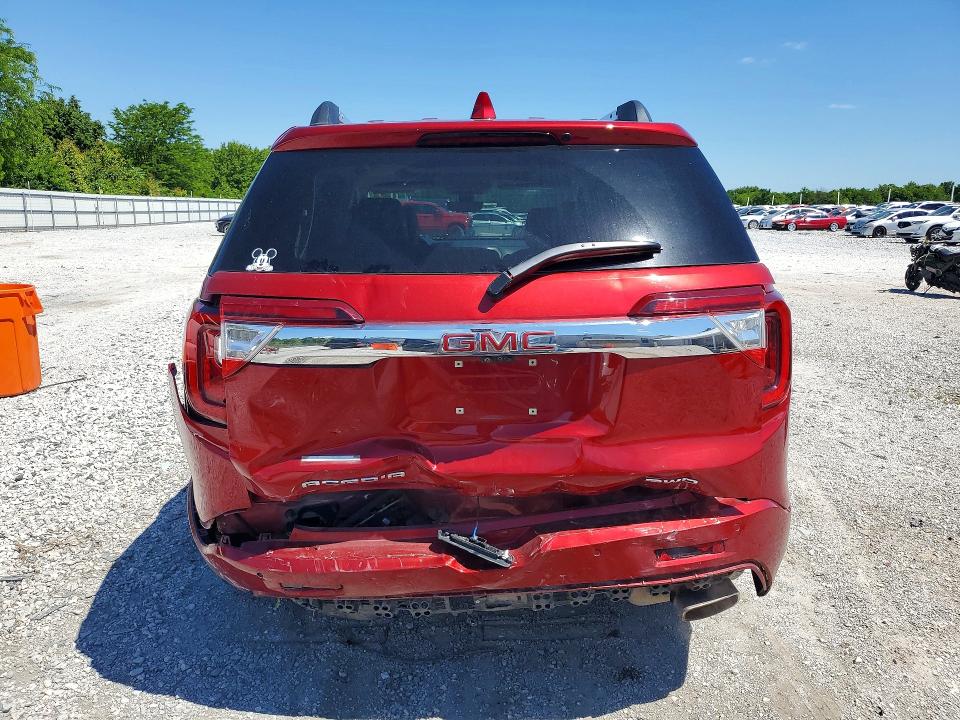 2021 Gmc Acadia VIN 1GKKNXLS1MZ185245 COPART salvage auction — REAR END, Ar - Cert Of Title-Salvage, sold $8,100 on 2026-07-27 (photo 6)