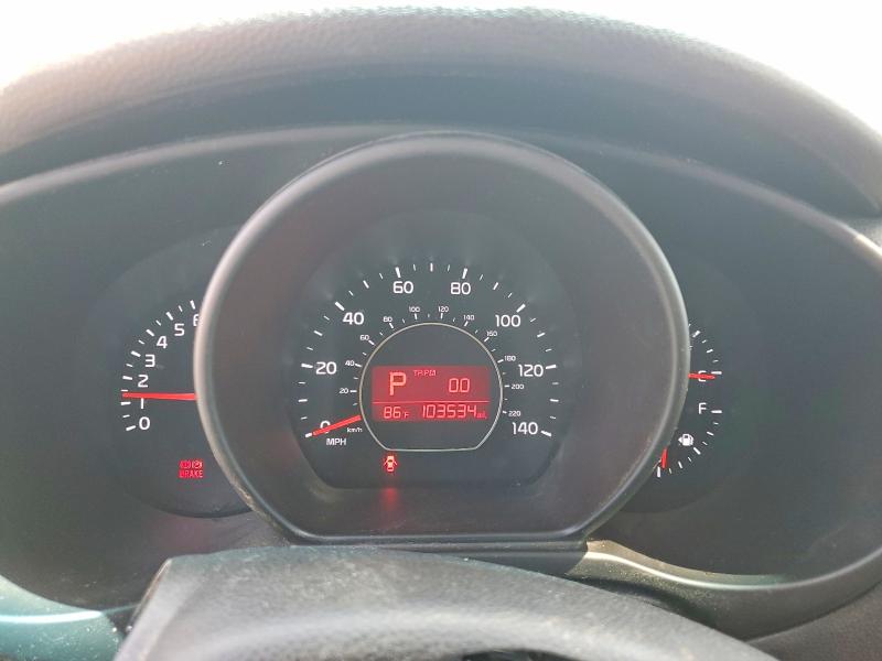 2015 Kia Soul VIN KNDJN2A26F7760211 COPART salvage auction — VANDALISM, Ca - Salvage Certificate, sold $1,100 on 2026-07-09 (photo 9)
