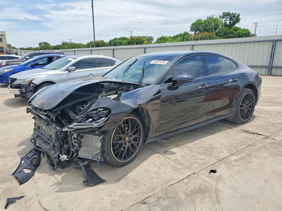 2022 Porsche Panamera VIN WP0AJ2A73NL100480 COPART salvage auction — FRONT END, Tx - Salvage Vehicle Title, sold $19,300 on 2026-07-20 (photo 1)