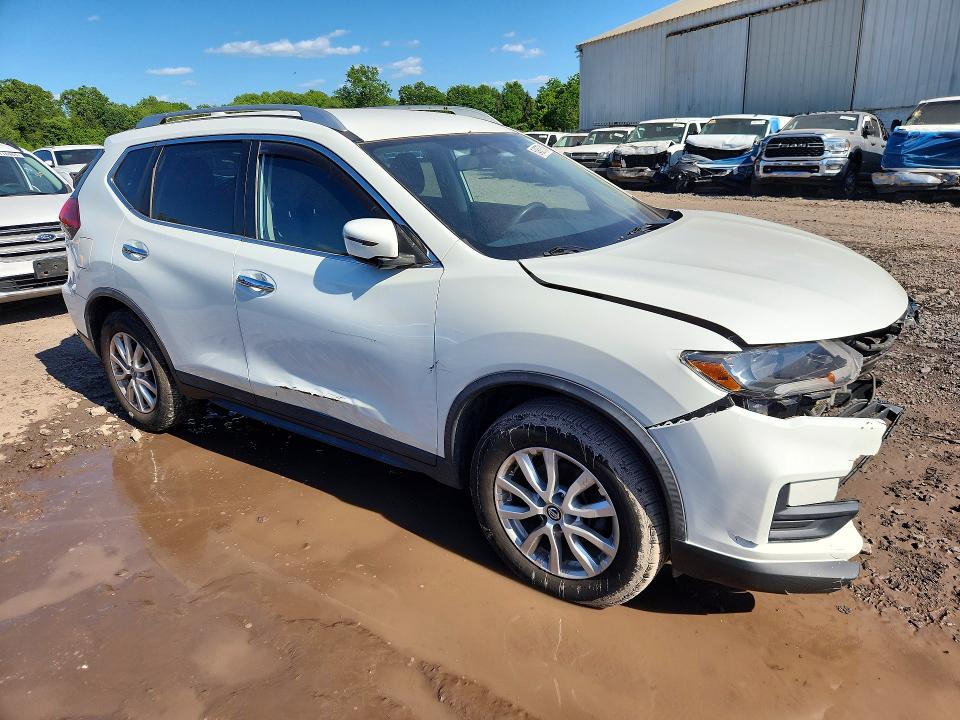 2017 Nissan Rogue VIN KNMAT2MV6HP532322 COPART salvage auction — FRONT END, Pa - Certificate Of Salvage, sold $1,050 on 2026-07-27 (photo 4)