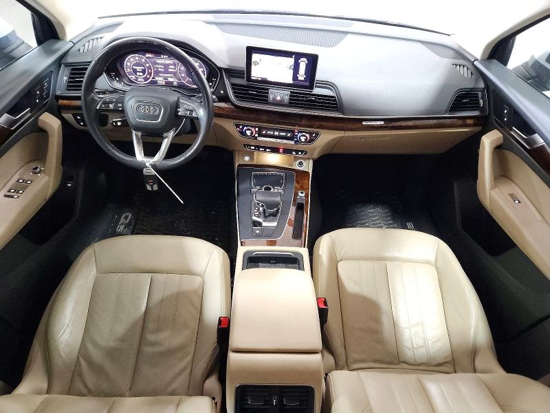 2018 Audi Q5 VIN WA1BNAFY4J2039056 COPART salvage auction — HAIL, Tx - Certificate Of Title, sold $175 on 2026-07-28 (photo 8)