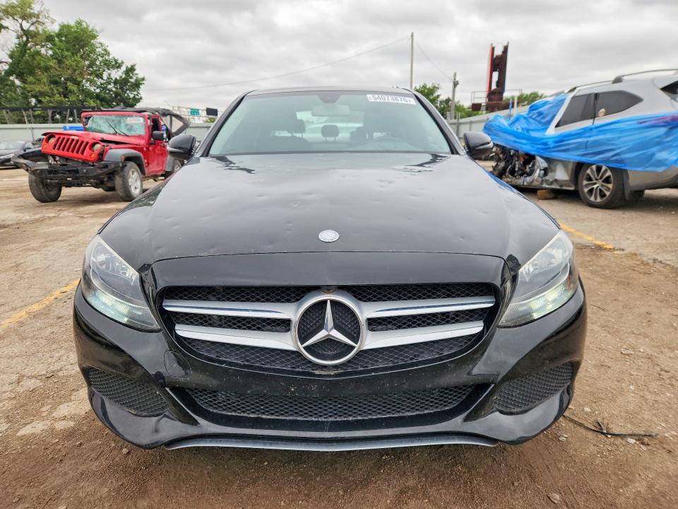 2017 Mercedes-benz C class VIN 55SWF4HB8HU224036 COPART salvage auction — HAIL, KS - CERT OF TITLE-SALVAGE, sold $7,300 on 2026-07-25 (photo 5)