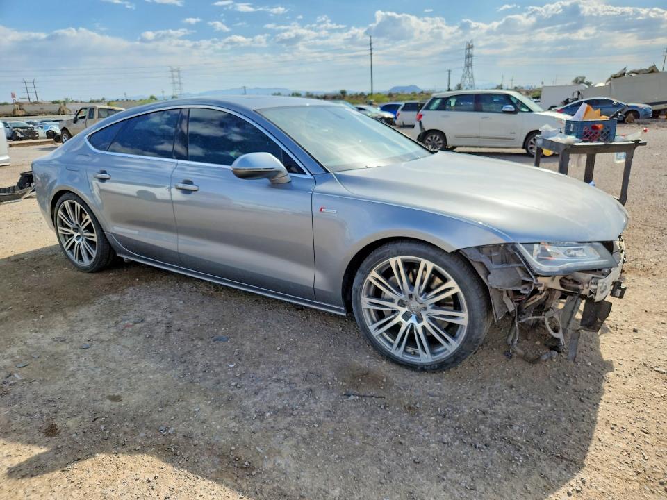 2014 Audi A7 VIN WAUWGAFC1EN072037 COPART salvage auction — MECHANICAL, Az - Cert Of Title - Salvage, sold $750 on 2026-07-06 (photo 4)