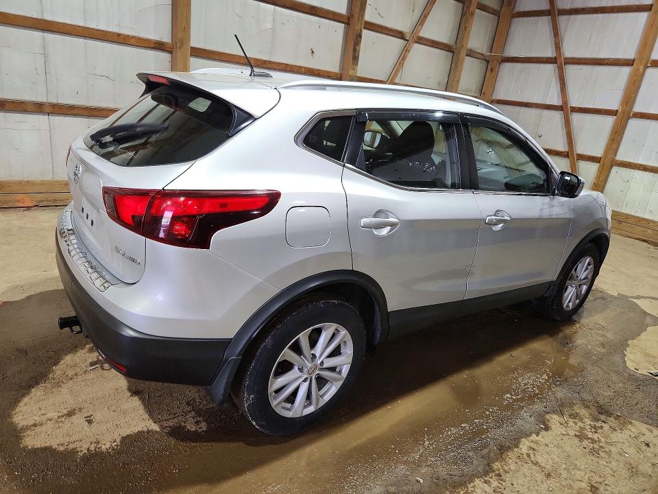 2017 Nissan VIN JN1BJ1CR6HW126963 COPART salvage auction — HAIL, Oh - Cert Of Title-Salvage, sold $2,650 on 2026-07-09 (photo 3)