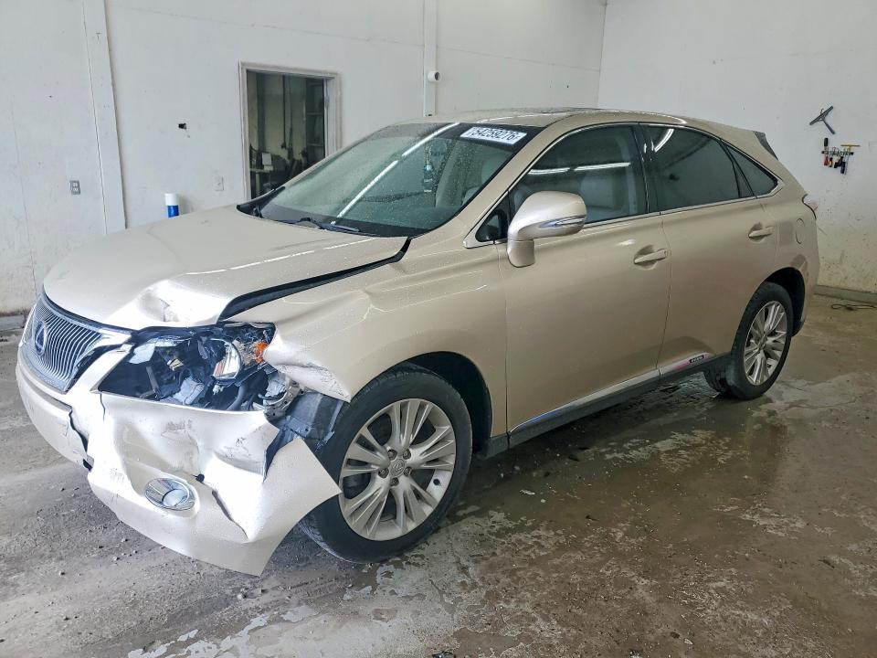 2011 Lexus Rx 450h VIN JTJZB1BA0B2405647 COPART salvage auction — FRONT END, TN - SALVAGE CERTIFICATE, sold $3,000 on 2026-07-16 (photo 1)