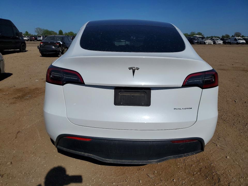 2023 Tesla VIN 7SAYGDEE1PF792748 COPART salvage auction — REAR END, Il - Salvage Certificate, sold $12,600 on 2026-07-30 (photo 6)
