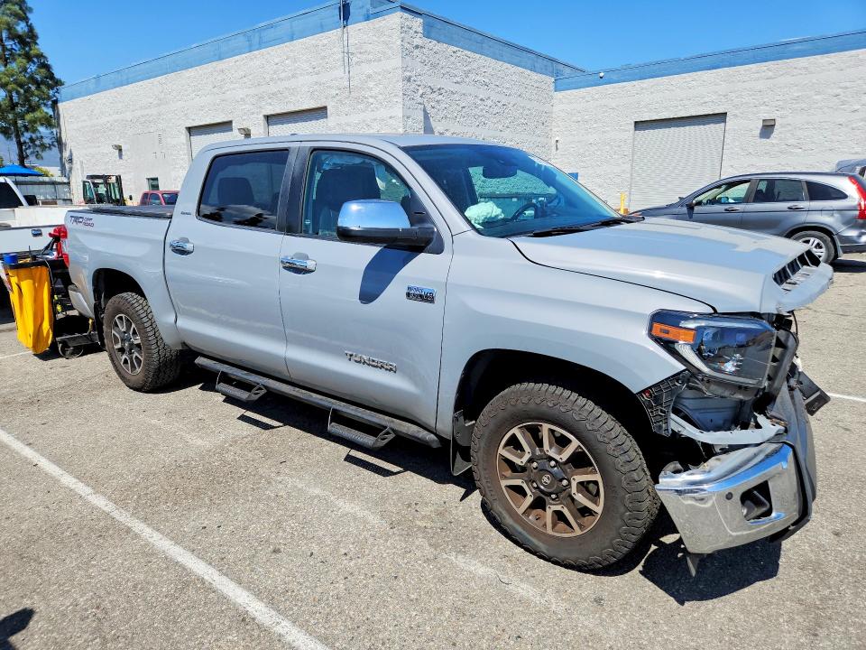 2021 Toyota Tundra VIN 5TFFY5F12MX289296 COPART salvage auction — FRONT END, Ca - Salvage Certificate, sold $12,600 on 2026-07-09 (photo 4)
