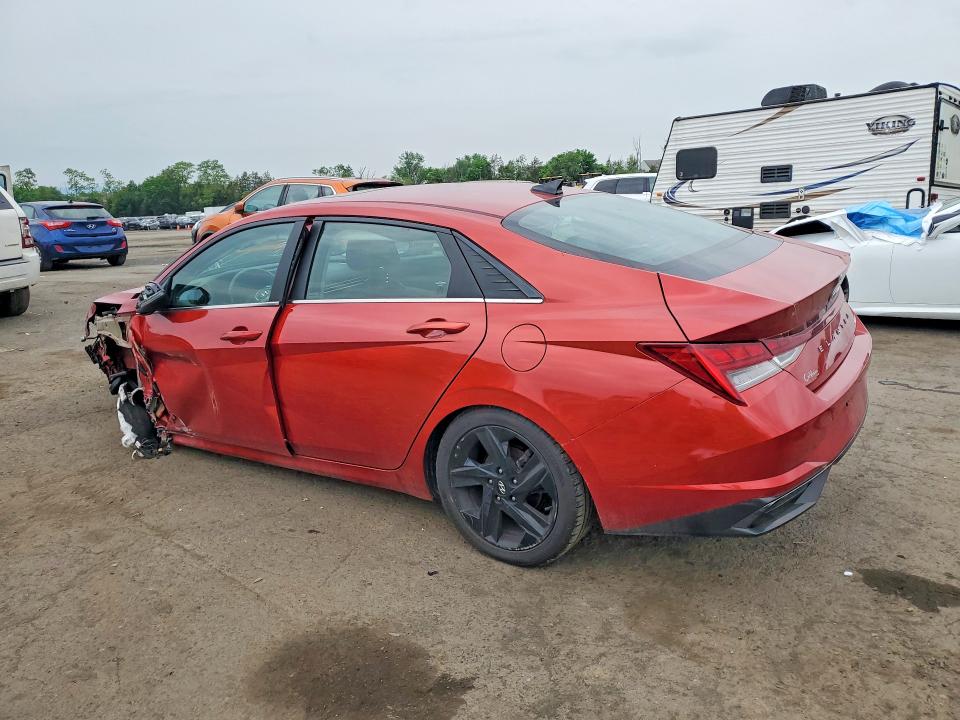 2021 Hyundai Elantra VIN KMHLP4AG1MU066224 COPART salvage auction — SIDE, PA - CERTIFICATE OF SALVAGE, sold $2,300 on 2026-07-09 (photo 2)