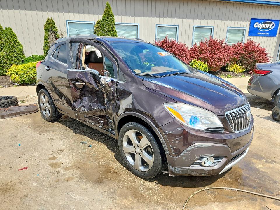2014 Buick Encore VIN KL4CJCSB9EB627750 COPART salvage auction — SIDE, Ky - Cert Of Reg-Junked Vehicle, sold $350 on 2026-07-27 (photo 4)