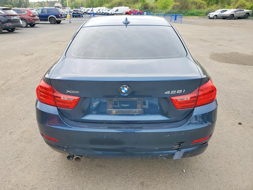 2014 BMW 4 series VIN WBA3N9C52EF722100 COPART salvage auction — MECHANICAL, Wv - Certificate Of Title, sold $3,550 on 2026-07-09 (photo 6)
