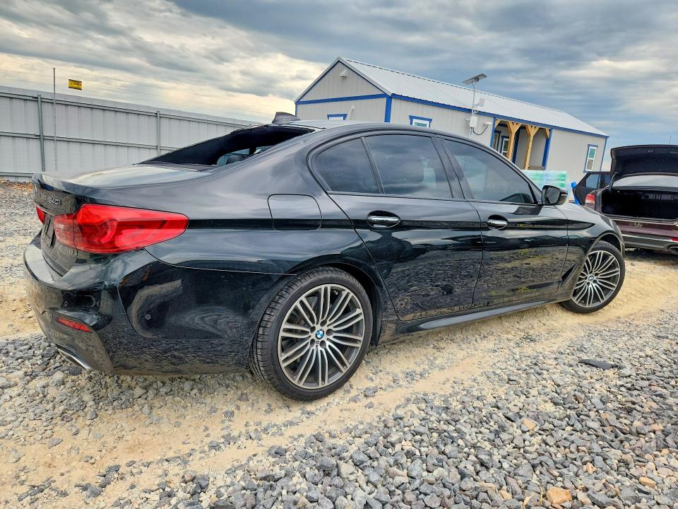 2018 BMW 5er VIN WBAJE7C54JG892376 COPART salvage auction — HAIL, Mo - Salvage Certificate Of Title, sold $11,200 on 2026-07-27 (photo 3)