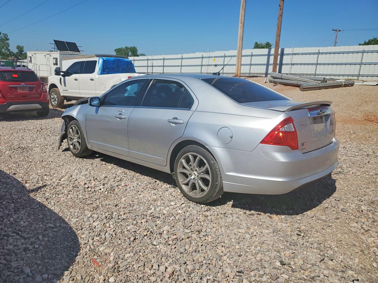 2012 Ford Fusion VIN 3FAHP0JA7CR130535 COPART salvage auction — Front End, OK - CERT OF TITLE-SALVAGE, sold $425 on 2026-07-09 (photo 2)