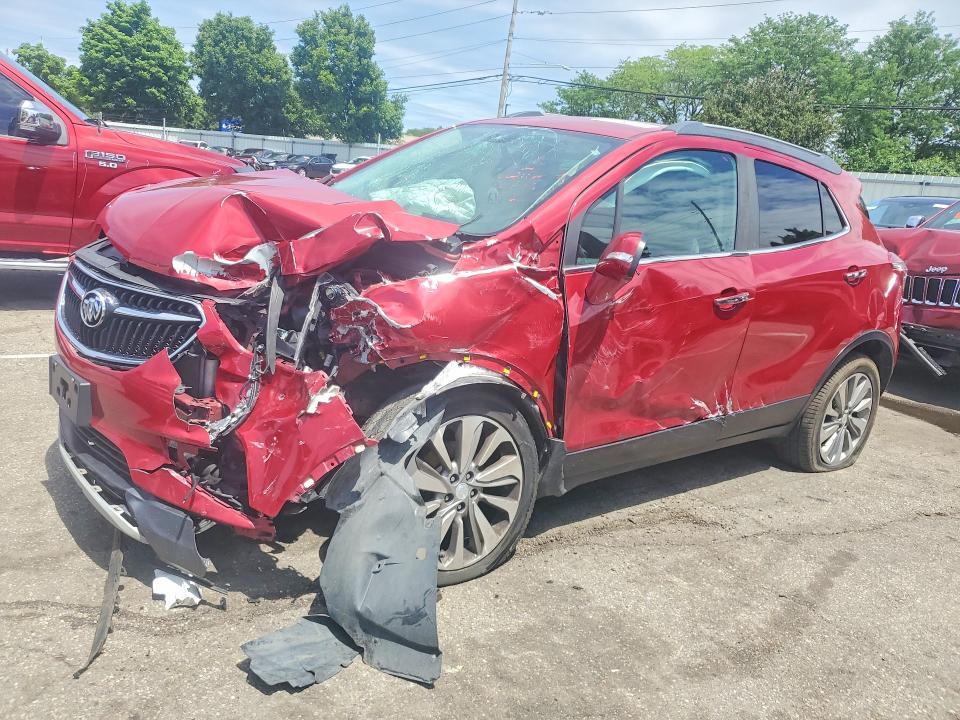 2019 Buick Encore VIN KL4CJASB5KB794137 COPART salvage auction — FRONT END, Oh - Cert Of Title-Salvage, sold $350 on 2026-07-08 (photo 1)