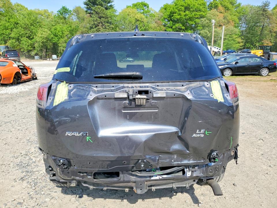 2018 Toyota Rav 4 VIN JTMBFREV6JJ732824 COPART salvage auction — REAR END, Ma - Cert Of Title-Salvage, sold $5,900 on 2026-07-16 (photo 6)