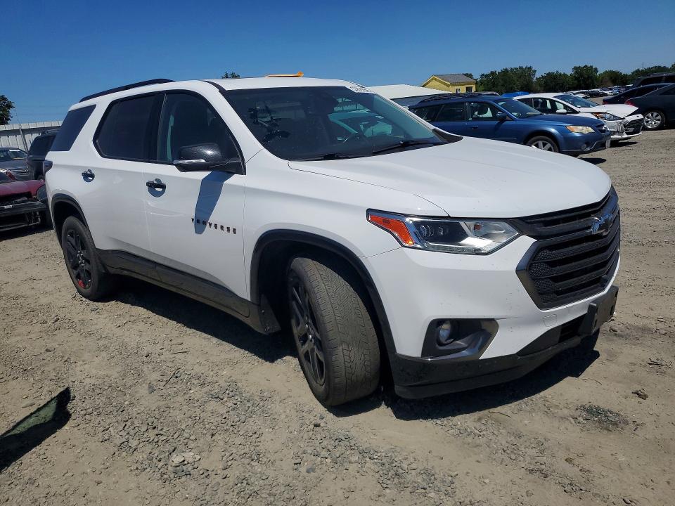2021 Chevrolet Traverse VIN 1GNEVKKW8MJ126019 COPART salvage auction — FRONT END, Ca - Salvage Certificate, sold $4,250 on 2026-07-02 (photo 4)