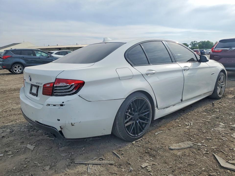 2016 BMW 5 series VIN WBA5B3C51GG253061 COPART salvage auction — FRONT END, IN - CERTIFICATE OF TITLE, sold $3,100 on 2026-07-13 (photo 3)
