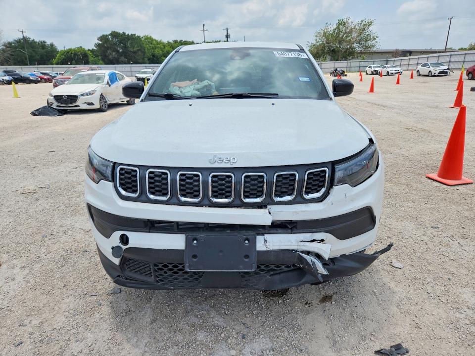 2024 Jeep Compass VIN 3C4NJDAN8RT173527 COPART salvage auction — FRONT END, Tx - Salvage Vehicle Title, sold $5,899 on 2026-08-15 (photo 5)