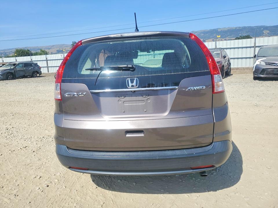 2014 Honda Cr-v VIN 2HKRM4H38EH662016 COPART salvage auction — ROLLOVER, Ca - Salvage Certificate, sold $1,350 on 2026-07-09 (photo 6)