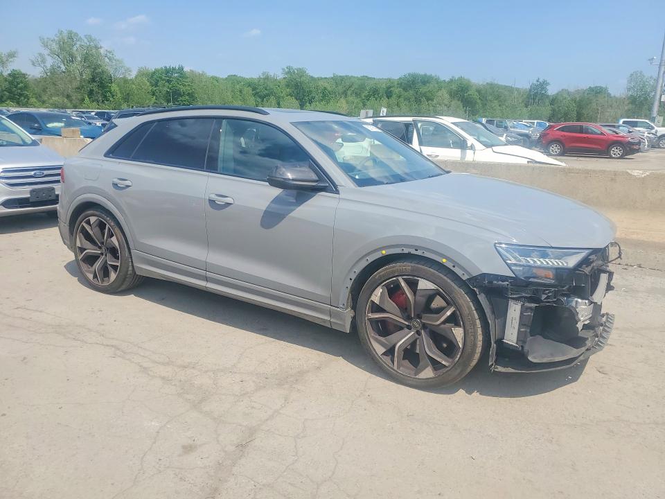 2023 Audi Rs q8 VIN WU1ARBF15PD025505 COPART salvage auction — FRONT END, Ny - Mv-907A Salvage Certificate, sold $60,500 on 2026-07-07 (photo 4)