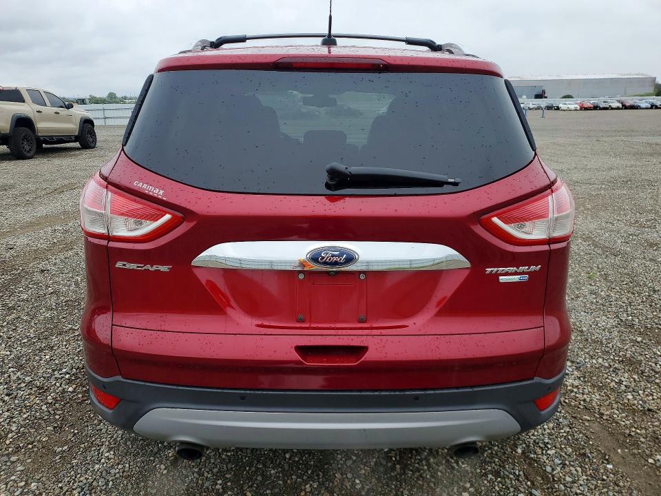 2014 Ford Escape VIN 1FMCU9J92EUA71389 COPART salvage auction — FRONT END, Ca - Salvage Certificate, sold $525 on 2026-07-31 (photo 6)